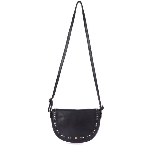 Genuine Italian Leather Boho Studded Crossbody Shoulder Bag - Stylish, Durable, & Perfect for Everyday Use for women