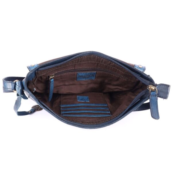 Genuine Italian Leather Boho Studded Crossbody Shoulder Bag - Stylish, Durable, & Perfect for Everyday Use for women