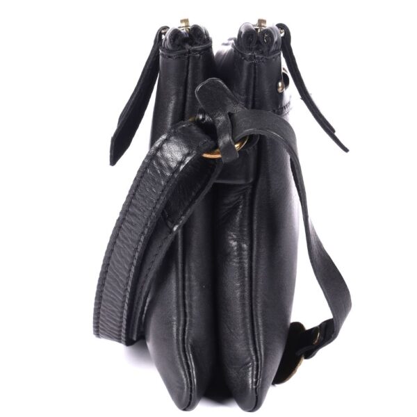 9 inch Women's Genuine Italian Leather Boho Studded Crossbody Sling Bag – Premium Quality, Stylish