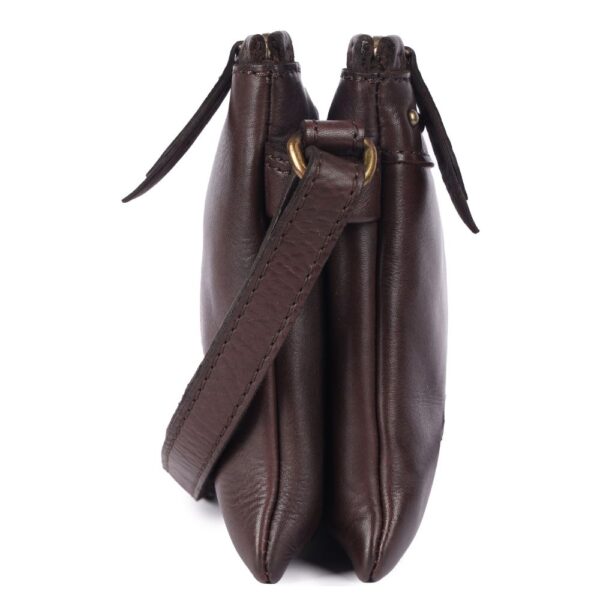 9 inch Women's Genuine Italian Leather Boho Studded Crossbody Sling Bag – Premium Quality, Stylish