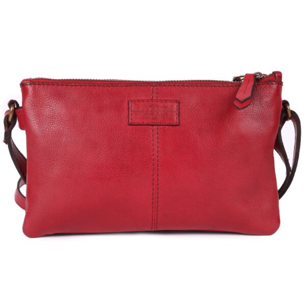 9 inch Women's Genuine Italian Leather Boho Studded Crossbody Sling Bag – Premium Quality, Stylish