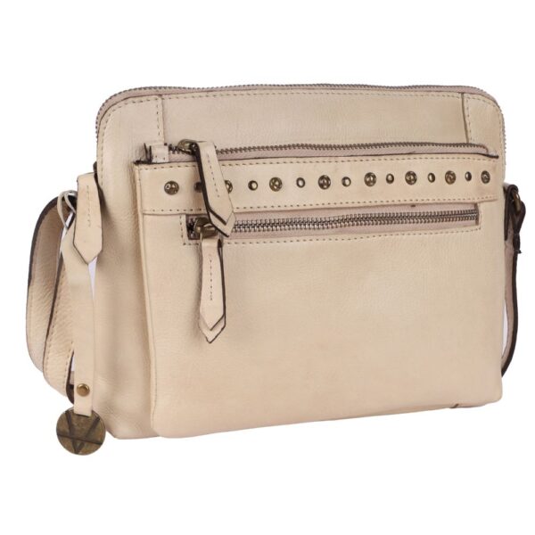 Genuine Italian Leather Boho Studded Shoulder Sling Bag - Stylish, Durable, & Perfect for Everyday Use for women