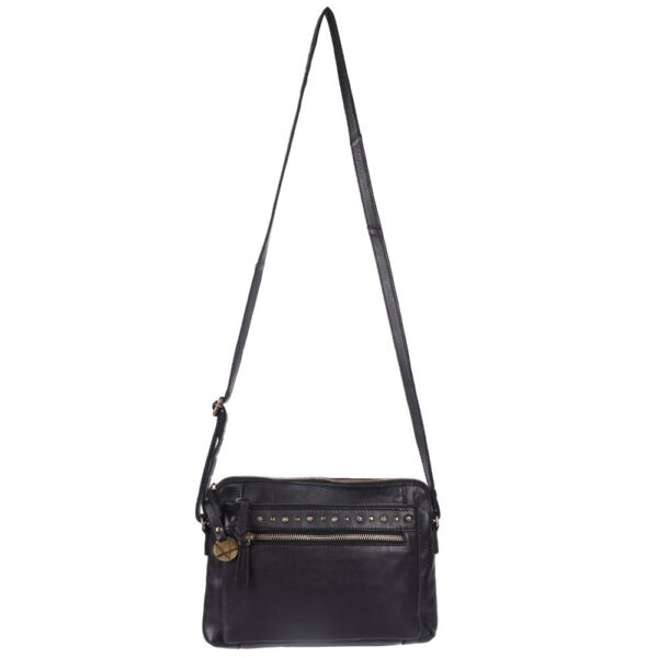 Genuine Italian Leather Boho Studded Shoulder Sling Bag - Stylish, Durable, & Perfect for Everyday Use for women