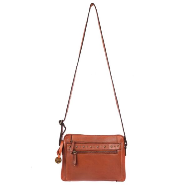 Genuine Italian Leather Boho Studded Shoulder Sling Bag - Stylish, Durable, & Perfect for Everyday Use for women
