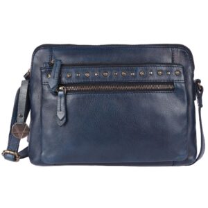 Genuine Italian Leather Boho Studded Shoulder Sling Bag - Stylish, Durable, & Perfect for Everyday Use for women