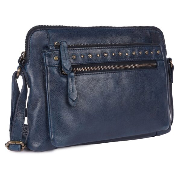 Genuine Italian Leather Boho Studded Shoulder Sling Bag - Stylish, Durable, & Perfect for Everyday Use for women