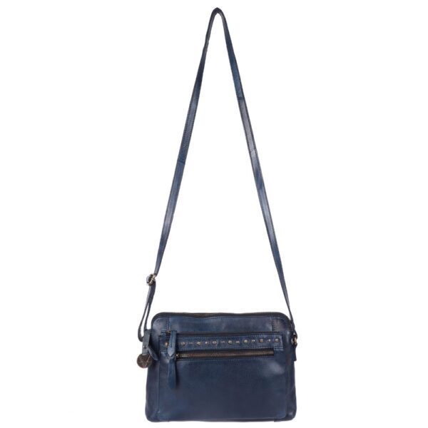 Genuine Italian Leather Boho Studded Shoulder Sling Bag - Stylish, Durable, & Perfect for Everyday Use for women