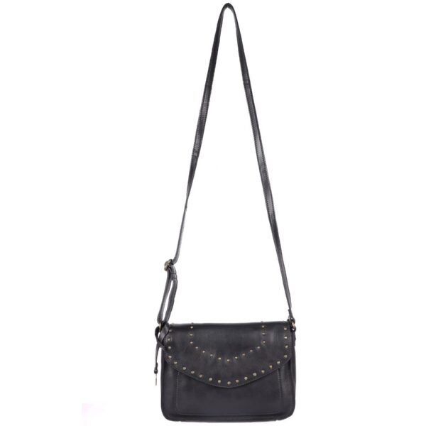 Genuine Italian Leather Boho Studded Crossbody Sling Bag - Stylish, Durable, & Perfect for Everyday Use for Women