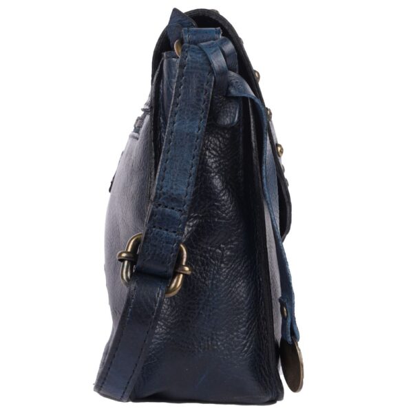 Genuine Italian Leather Boho Studded Crossbody Sling Bag - Stylish, Durable, & Perfect for Everyday Use for Women