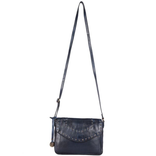 Genuine Italian Leather Boho Studded Crossbody Sling Bag - Stylish, Durable, & Perfect for Everyday Use for Women