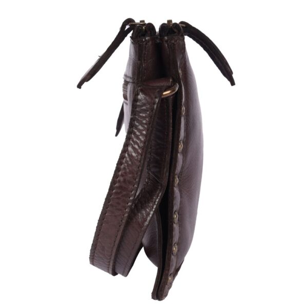 Genuine Italian Leather Boho Studded Crossbody Shoulder Bag - Stylish, Durable, & Perfect for Everyday Use for women
