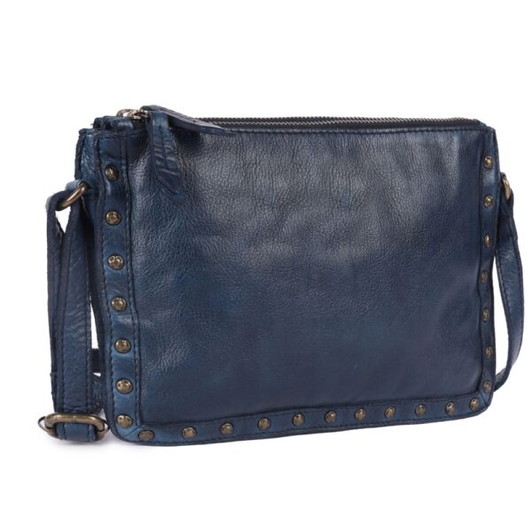 Genuine Italian Leather Boho Studded Crossbody Shoulder Bag - Stylish, Durable, & Perfect for Everyday Use for women