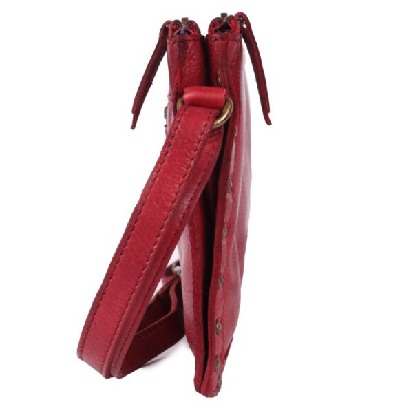 Genuine Italian Leather Boho Studded Crossbody Shoulder Bag - Stylish, Durable, & Perfect for Everyday Use for women
