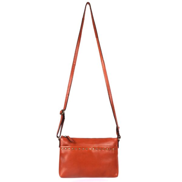 Genuine Italian Leather Boho Studded Crossbody Shoulder Bag - Stylish, Durable, & Perfect for Everyday Use for women