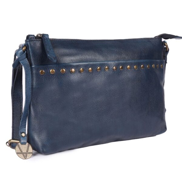 Genuine Italian Leather Boho Studded Crossbody Shoulder Bag - Stylish, Durable, & Perfect for Everyday Use for women