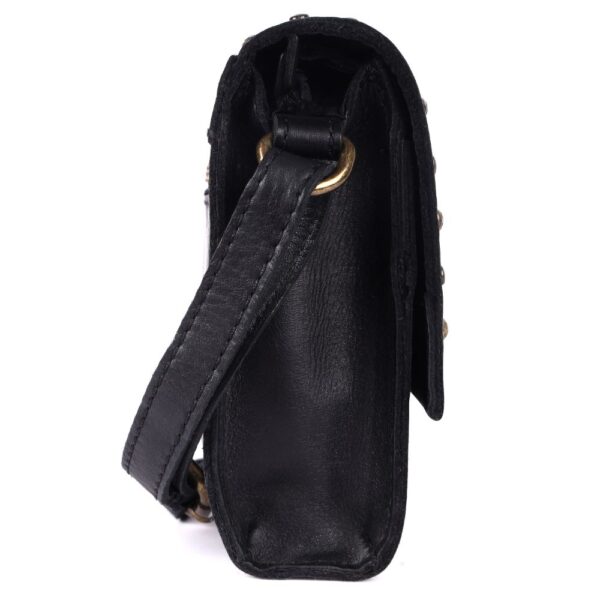 Genuine Italian Leather Boho Studded Crossbody Shoulder Bag - Stylish, Durable, & Perfect for Everyday Use for women