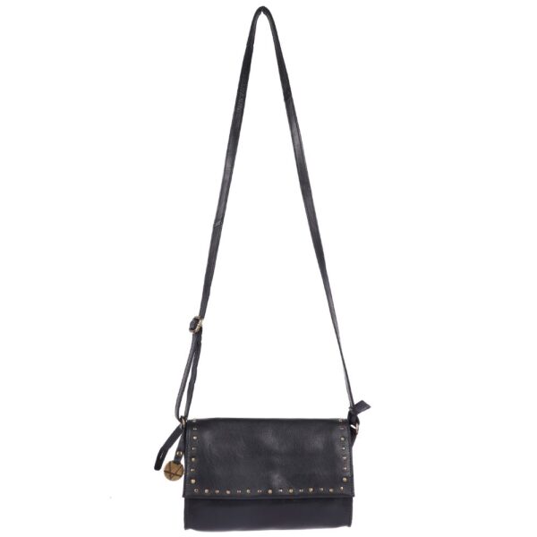 Genuine Italian Leather Boho Studded Crossbody Shoulder Bag - Stylish, Durable, & Perfect for Everyday Use for women