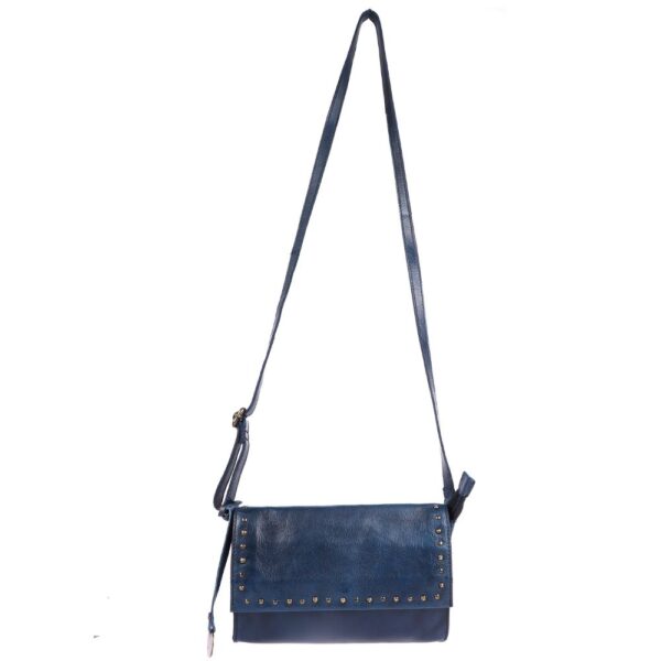 Genuine Italian Leather Boho Studded Crossbody Shoulder Bag - Stylish, Durable, & Perfect for Everyday Use for women