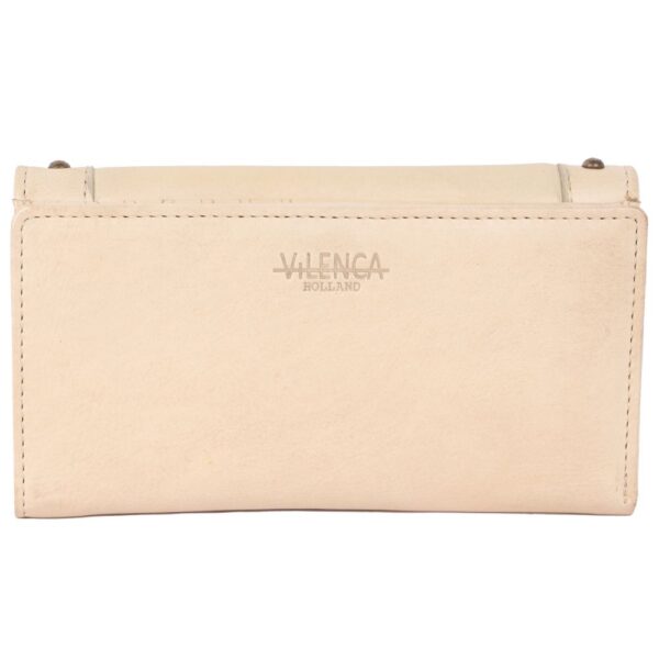 Vintage Italian Leather Boho Studded Trifold Wallet – Zipper Coin Purse & Credit Card Holder for Women