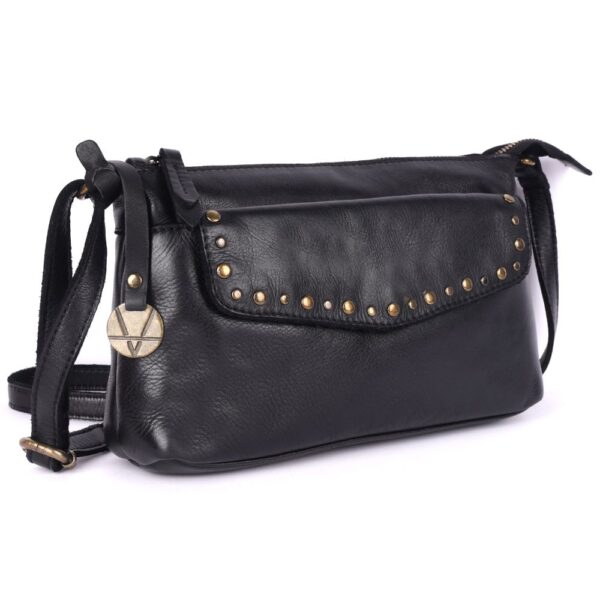 Genuine Italian Leather Boho Studded Crossbody Sling Bag - Stylish, Durable, & Perfect for Everyday Use for women