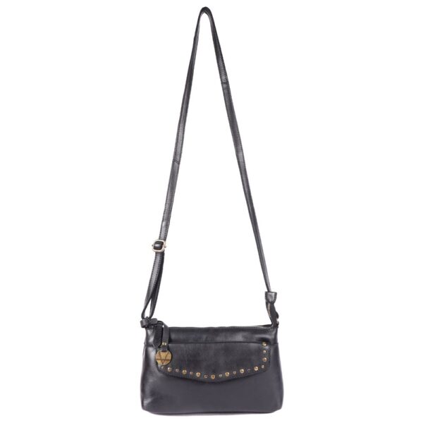 Genuine Italian Leather Boho Studded Crossbody Sling Bag - Stylish, Durable, & Perfect for Everyday Use for women