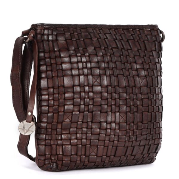 Genuine Leather Crossbody Sling Bag for Women, Purse for Women Trendy Casual Office Bag with Adjustable Strap