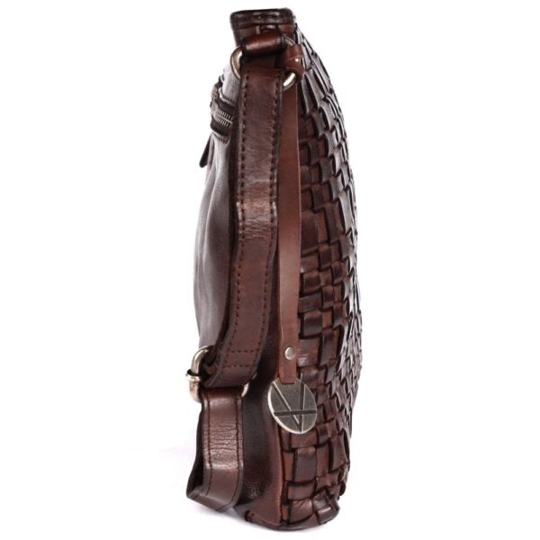 Genuine Leather Crossbody Sling Bag for Women, Purse for Women Trendy Casual Office Bag with Adjustable Strap