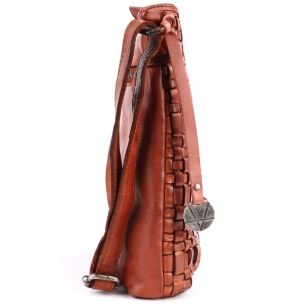 Genuine Leather Crossbody Sling Bag for Women, Purse for Women Trendy Casual Office Bag with Adjustable Strap