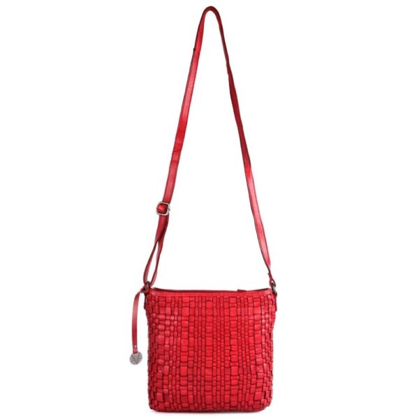 Genuine Leather Crossbody Sling Bag for Women, Purse for Women Trendy Casual Office Bag with Adjustable Strap
