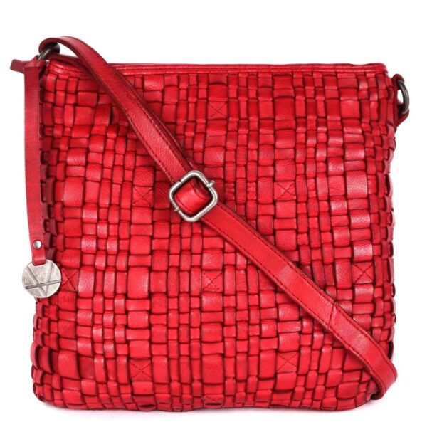 Genuine Leather Crossbody Sling Bag for Women, Purse for Women Trendy Casual Office Bag with Adjustable Strap
