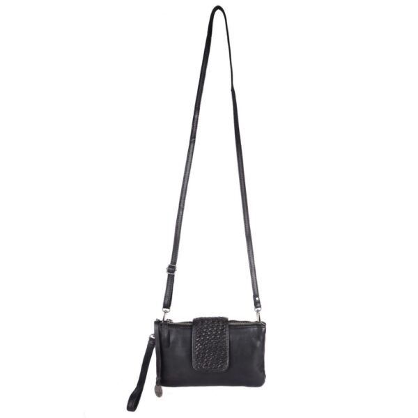 Genuine Leather Crossbody Sling Bag for Women - Trendy Casual Office Bag with Adjustable Strap