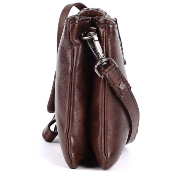 Genuine Leather Crossbody Sling Bag for Women - Trendy Casual Office Bag with Adjustable Strap