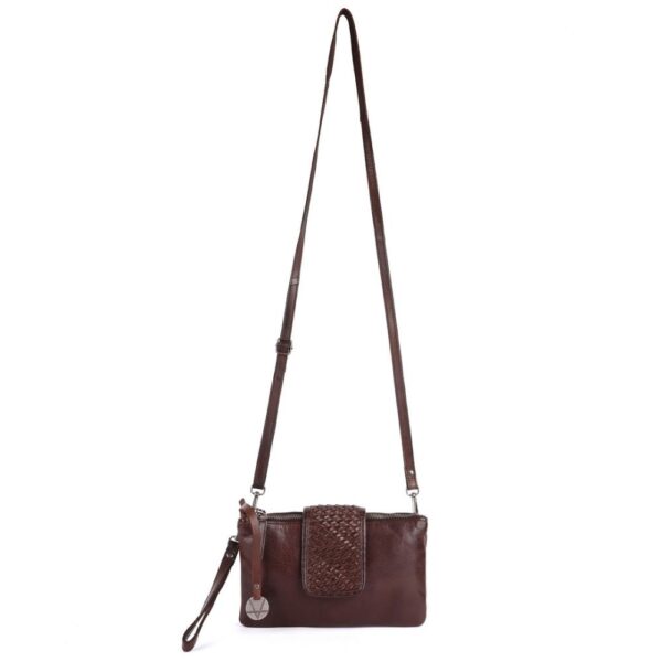 Genuine Leather Crossbody Sling Bag for Women - Trendy Casual Office Bag with Adjustable Strap