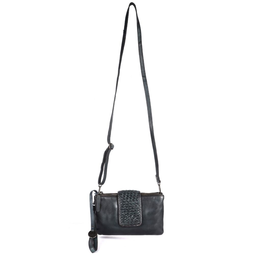 Genuine Leather Crossbody Sling Bag for Women - Trendy Casual Office Bag with Adjustable Strap