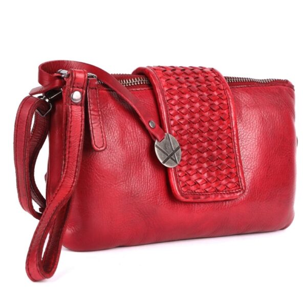 Genuine Leather Crossbody Sling Bag for Women - Trendy Casual Office Bag with Adjustable Strap