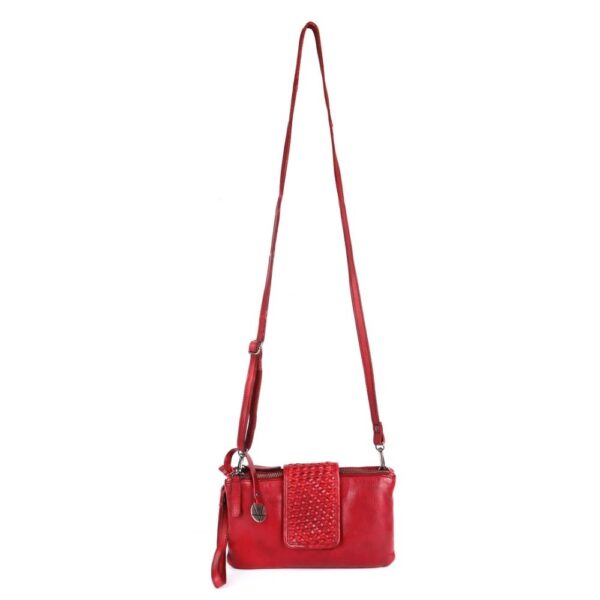 Genuine Leather Crossbody Sling Bag for Women - Trendy Casual Office Bag with Adjustable Strap