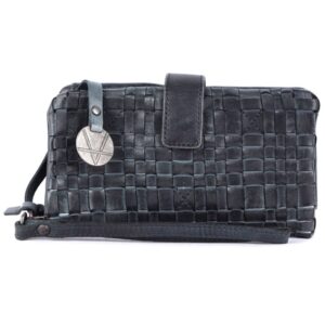 Genuine Leather Wallets for Women, Small Wallet for Women Zipper Coin Purse Credit Card Holder with Strap