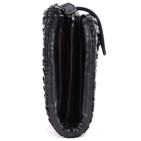 Genuine Leather Wallets for Women, Small Wallet for Ladies Zipper Coin Purse Credit Card Holder with Strap