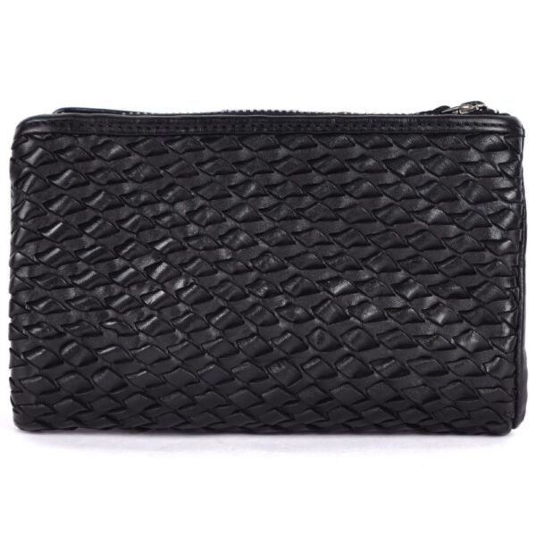 Genuine Leather Wallets for Women, Small Wallet for Ladies Zipper Coin Purse Credit Card Holder with Strap