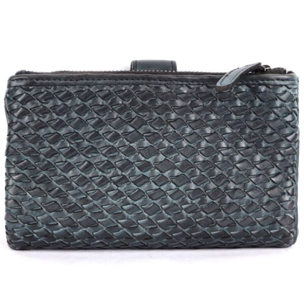 Genuine Leather Wallets for Women, Small Wallet for Ladies Zipper Coin Purse Credit Card Holder with Strap