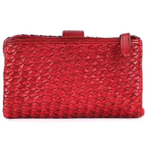 Genuine Leather Wallets for Women, Small Wallet for Ladies Zipper Coin Purse Credit Card Holder with Strap