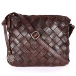 Genuine Leather Crossbody Sling Bag for Women - Trendy Casual Office Bag with Adjustable Strap