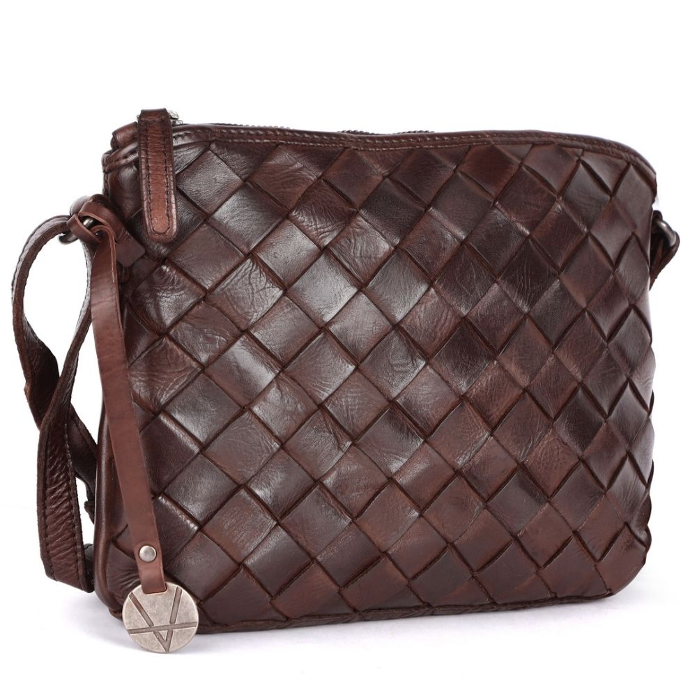 Genuine Leather Crossbody Sling Bag for Women - Trendy Casual Office Bag with Adjustable Strap