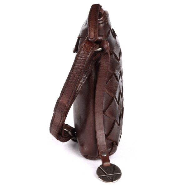 Genuine Leather Crossbody Sling Bag for Women - Trendy Casual Office Bag with Adjustable Strap