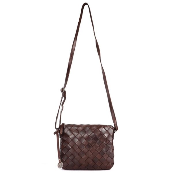 Genuine Leather Crossbody Sling Bag for Women - Trendy Casual Office Bag with Adjustable Strap