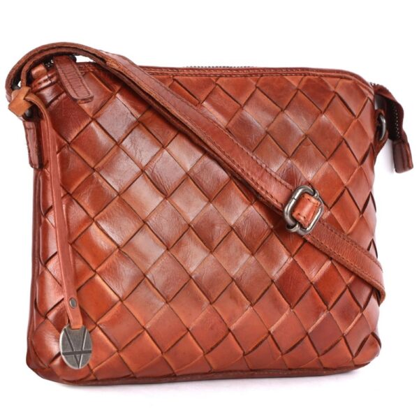 Genuine Leather Crossbody Sling Bag for Women - Trendy Casual Office Bag with Adjustable Strap (Copy)