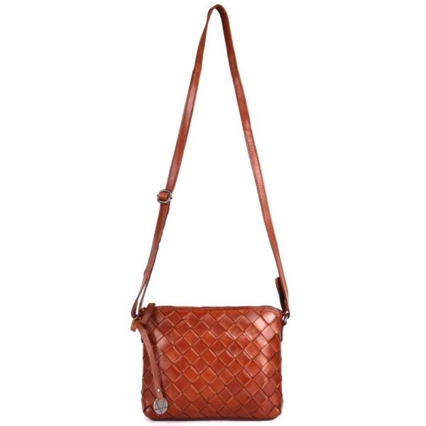 Genuine Leather Crossbody Sling Bag for Women - Trendy Casual Office Bag with Adjustable Strap (Copy)
