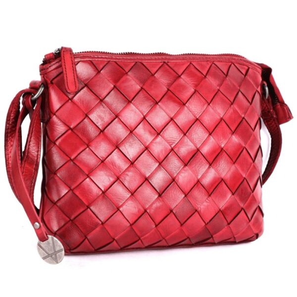Genuine Leather Crossbody Sling Bag for Women - Trendy Casual Office Bag with Adjustable Strap