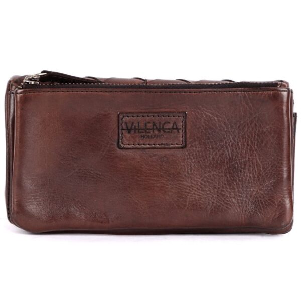 Genuine Leather Wallets for Women, Small Wallet for Ladies Zipper Coin Purse Credit Card Holder with Strap