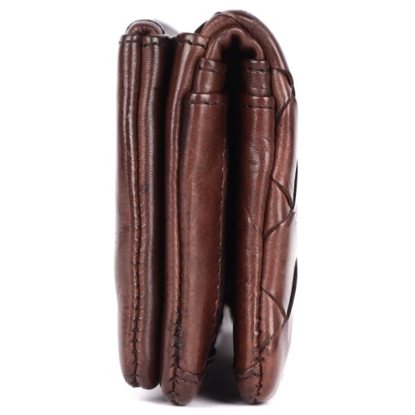 Genuine Leather Wallets for Women, Small Wallet for Ladies Zipper Coin Purse Credit Card Holder with Strap